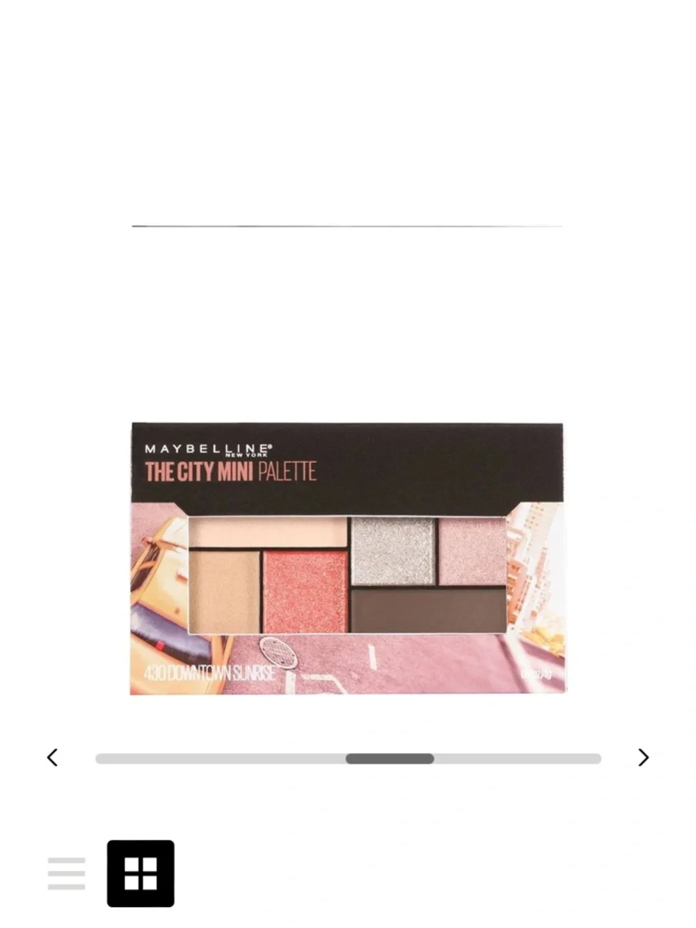 Maybelline The City Mini Palette - Pink, Bronze, Peach, Brown